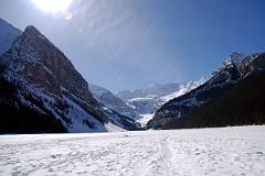 11 Fairview Mountain, Mount Lefroy, Mount Victoria, Mount Whyte and Frozen Lake Louise Afternoon